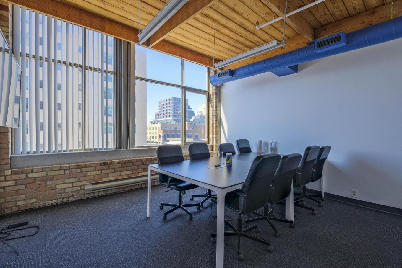 Bright brick and beam space